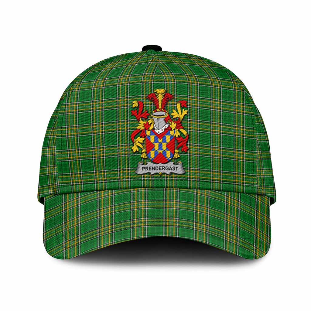 Prendergast Irish Clan Tartan Classic Cap with Coat of Arms