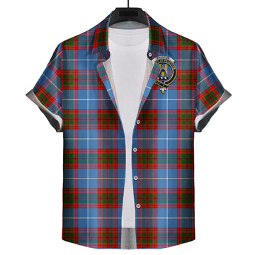 Preston Tartan Hawaiian Shirt with Family Crest