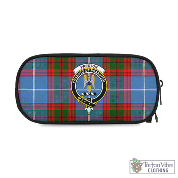 Preston Tartan Pen and Pencil Case with Family Crest One Size 4.13*8.74 inch - Tartan Vibes Clothing