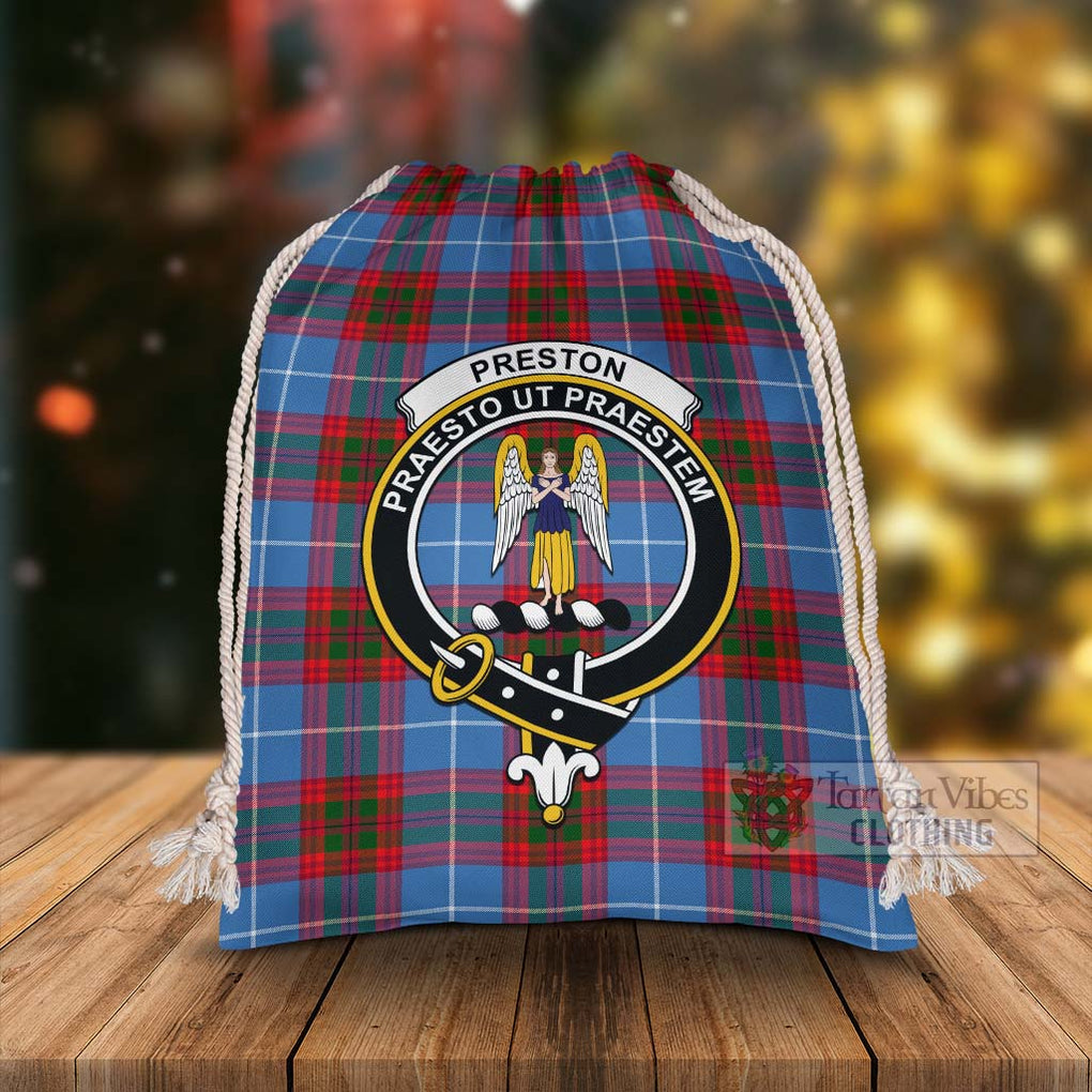 Preston Tartan Christmas Santa's Bag with Family Crest - Tartan Vibes Clothing