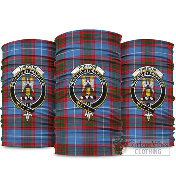 Preston Tartan Neck Gaiters, Tartan Bandanas, Tartan Head Band with Family Crest package One Size - Tartan Vibes Clothing