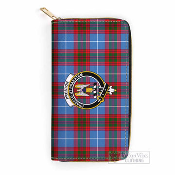 Tartan Vibes Clothing Preston Tartan Women's Leather Wallet with Family Crest
