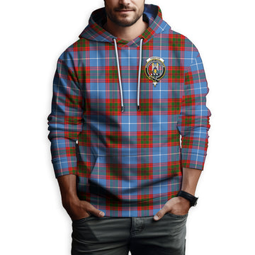 Preston Tartan Hoodie with Family Crest