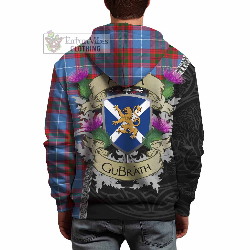 Preston Tartan Family Crest Hoodie Lion Rampant Royal Thistle Shield Celtic Inspired - Tartan Vibes Clothing
