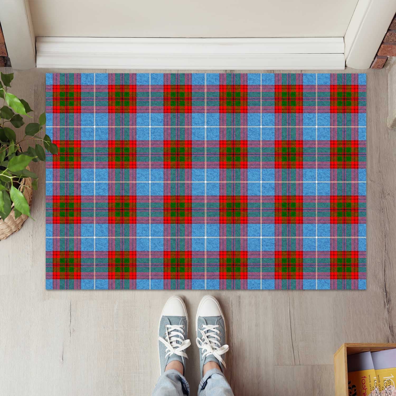 Preston Tartan Rubber Doormat - Tartan Vibes Clothing