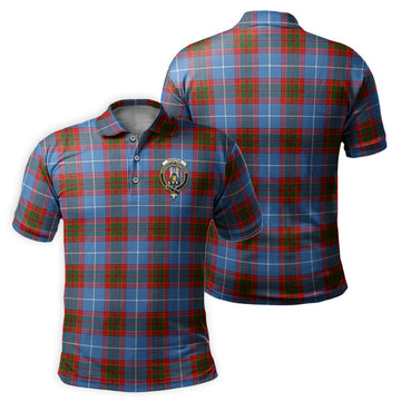 Preston Tartan Men's Polo Shirt with Family Crest