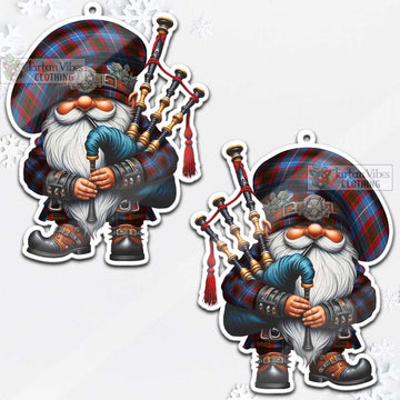 Preston Tartan Bagpiper Gnome Christmas Ornament - Tartan Vibes Clothing