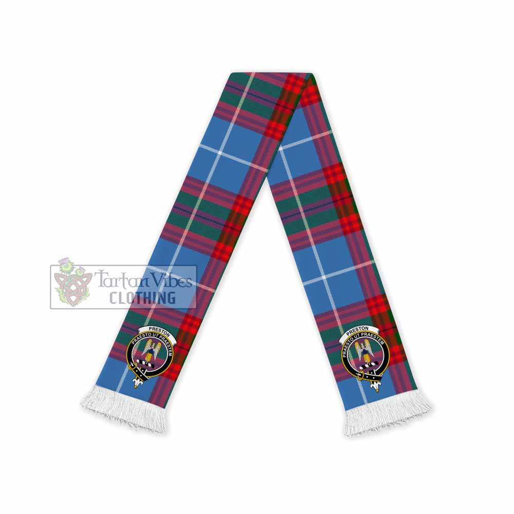 Tartan Vibes Clothing Preston Tartan Ruffneck Scarf with Family Crest