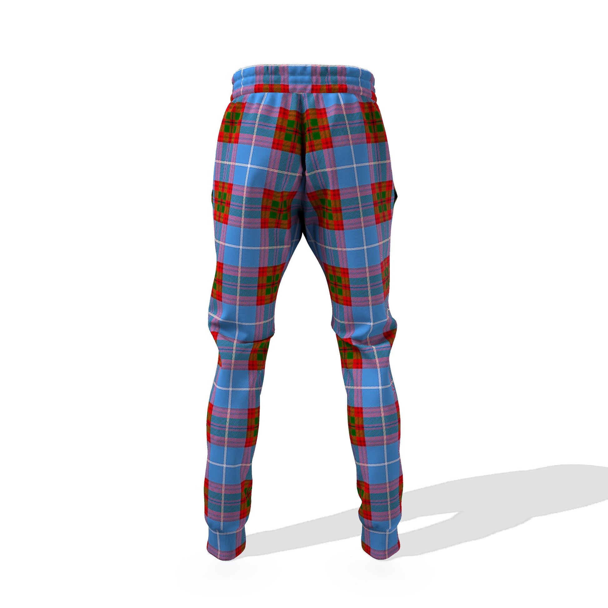 Preston Tartan Joggers Pants with Family Crest 6XL - Tartan Vibes Clothing