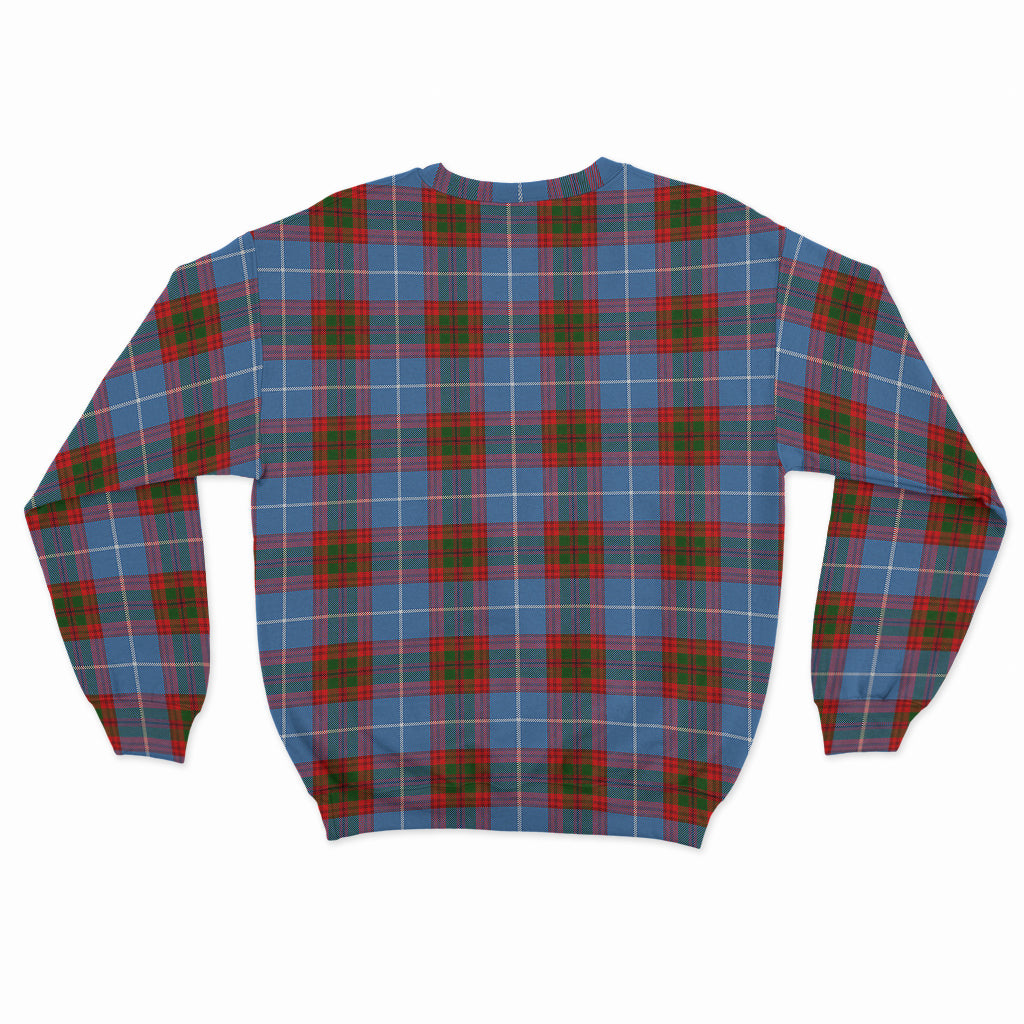 Preston Tartan Sweatshirt with Family Crest - Tartan Vibes Clothing
