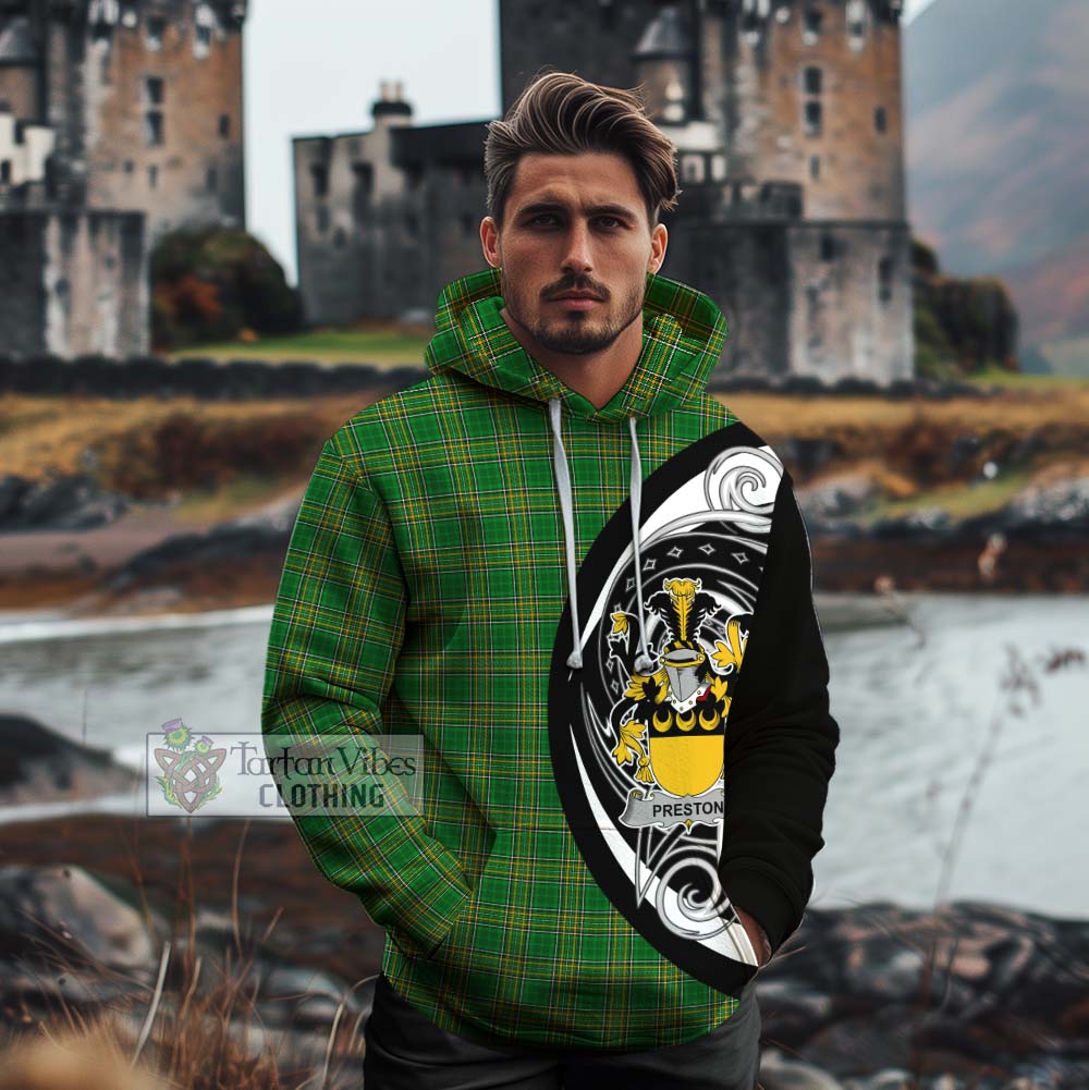 Preston Irish Clan Cotton Hoodie Celtic Circle Style - Tartan Vibes Clothing
