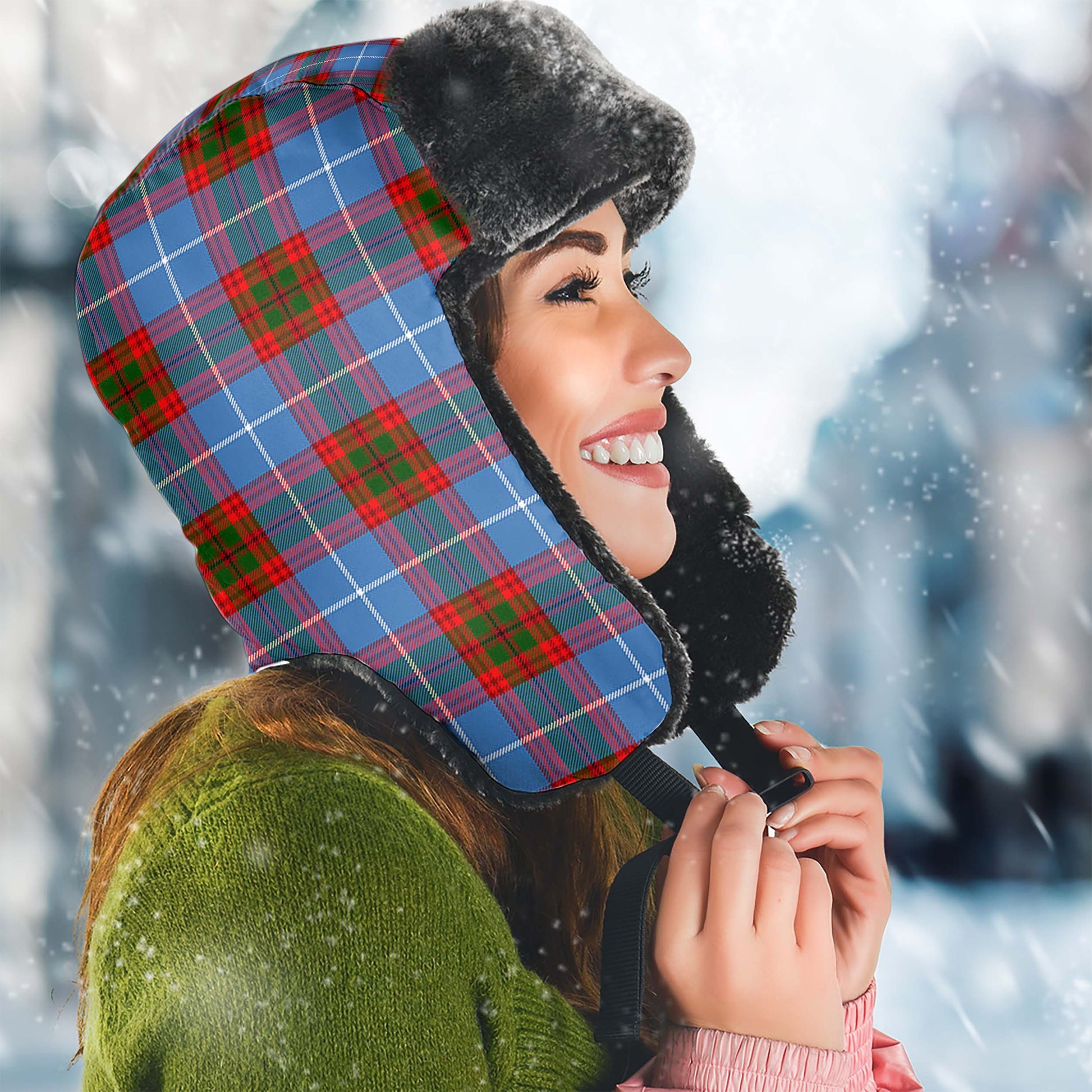 Preston Tartan Winter Trapper Hat - Tartan Vibes Clothing