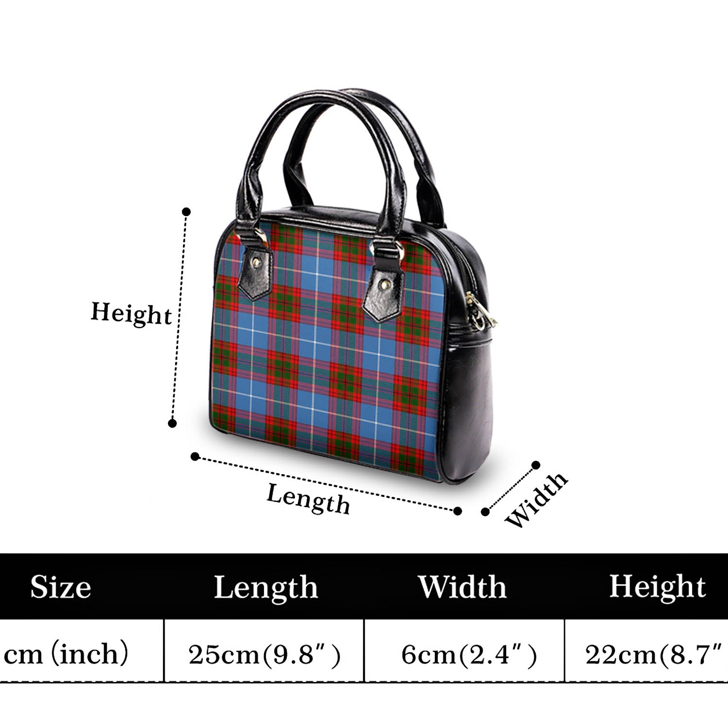 Preston Tartan Shoulder Handbags - Tartan Vibes Clothing