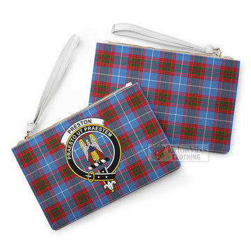 Tartan Vibes Clothing Preston Family Crest Tartan Clutch Bag