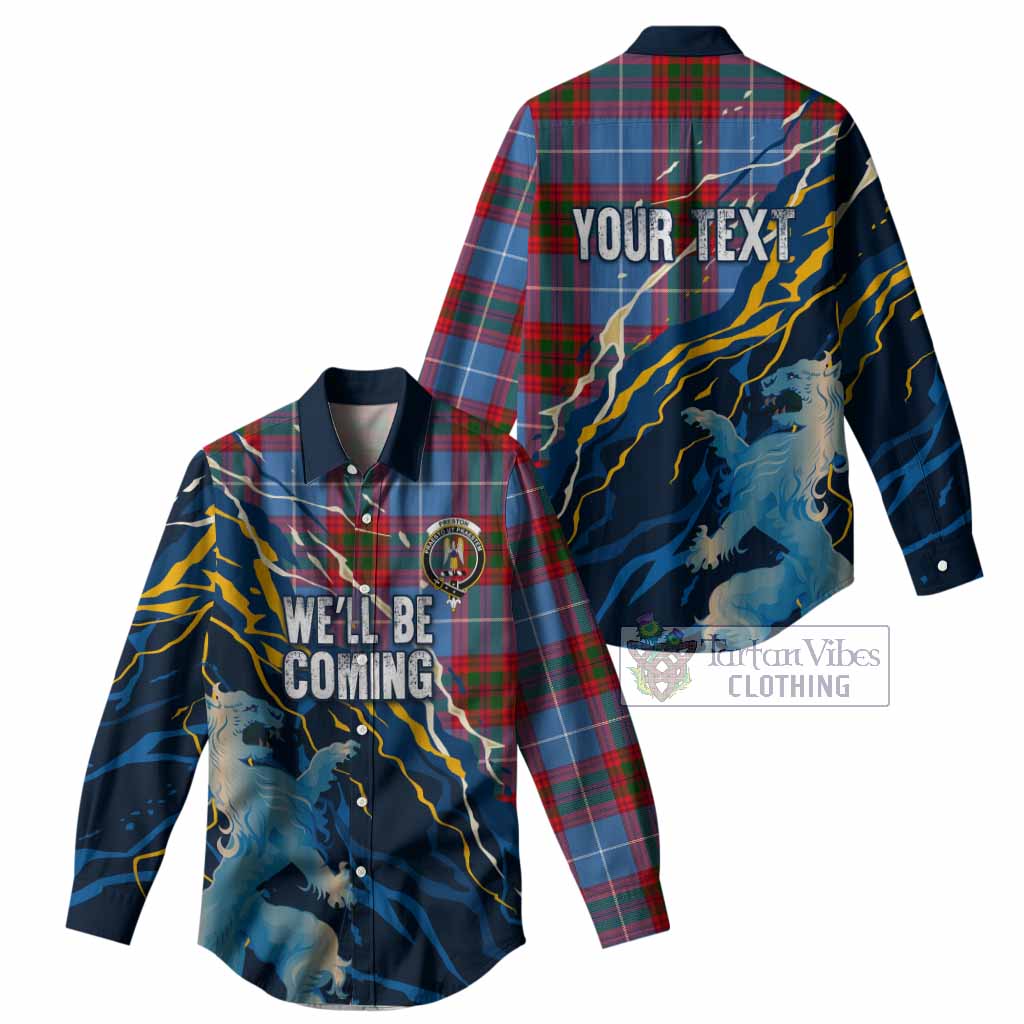 Preston Scotland Tartan Women Casual Shirt WC2026 Football - We'll Be Coming