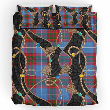 Preston Scottish Tartan Twisted Ropes Stylized Bedding Set UK Bedding Set UK King 91*87 inch - Tartan Vibes Clothing