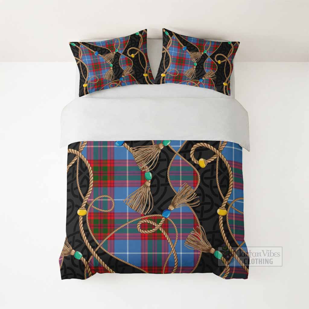 Preston Scottish Tartan Twisted Ropes Stylized Bedding Set - Tartan Vibes Clothing