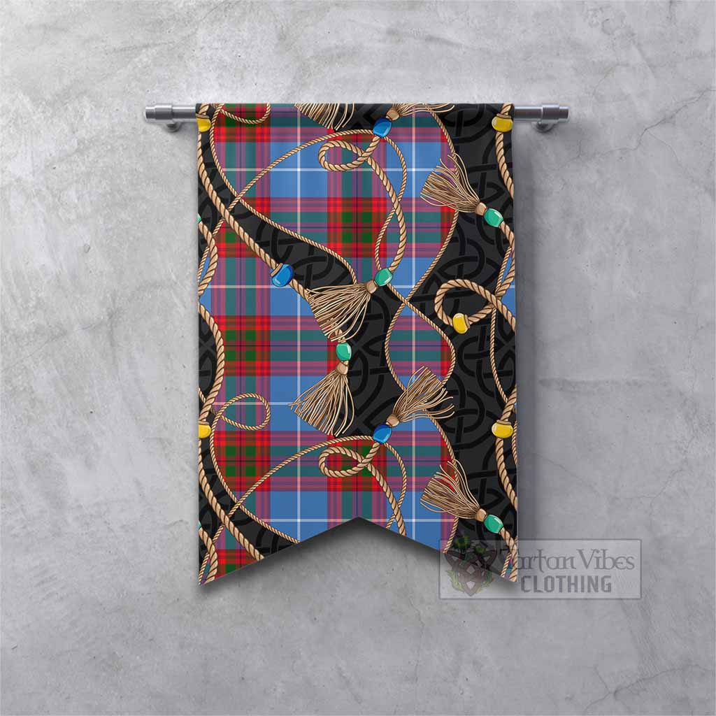 Preston Scottish Tartan Twisted Ropes Stylized Gonfalon Fishtail - Tartan Vibes Clothing