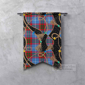 Preston Scottish Tartan Twisted Ropes Stylized Gonfalon Fishtail - Tartan Vibes Clothing