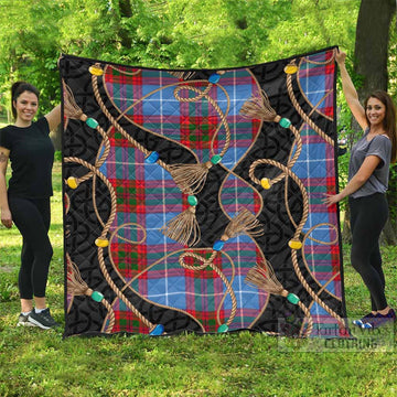 Preston Scottish Tartan Twisted Ropes Stylized Premium Quilt - Tartan Vibes Clothing