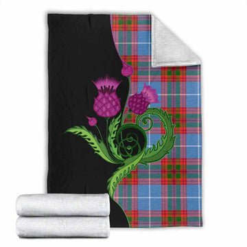 Preston Tartan Blanket Traditional Scottish Thistle X-Large 59 x 79 inches 150 x 200 cm - Tartan Vibes Clothing