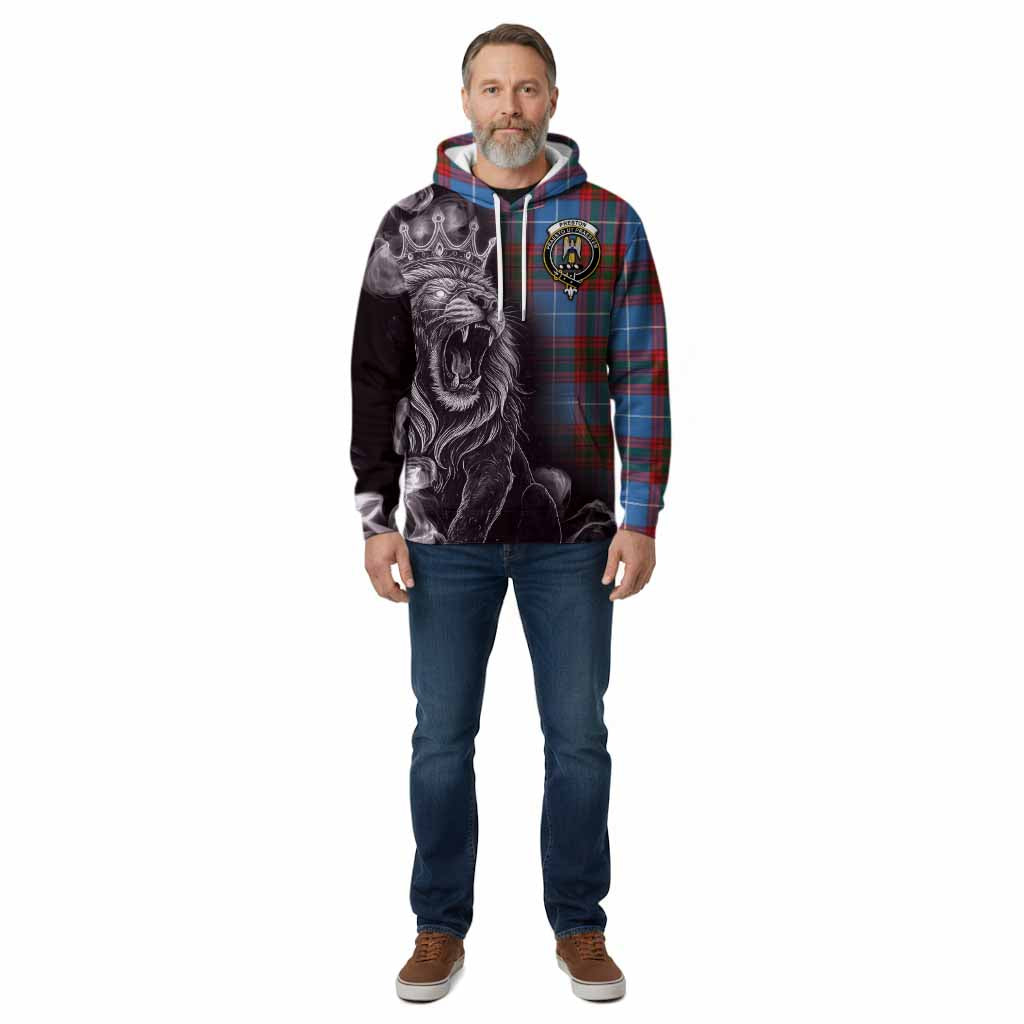 Preston Tartan Cotton Hoodie Roaring Lion Heritage