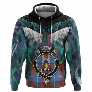 Preston Tartan Crest Hoodie New Zealand Maori Korowai Cloak