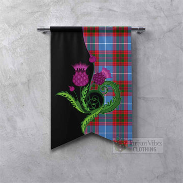 Preston Tartan Gonfalon Traditional Scottish Thistle Fishtail - Tartan Vibes Clothing