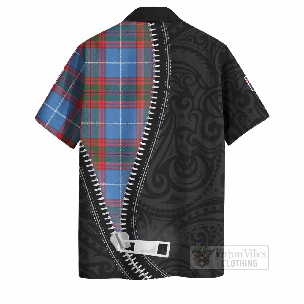 Preston Tartan Hawaiian Shirt New Zealand Pattern Unique Zipper Stylized