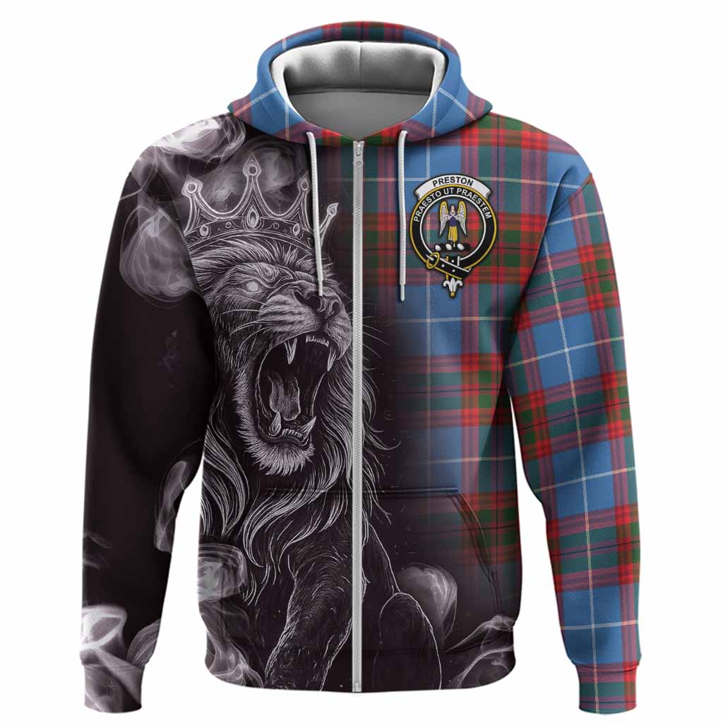Preston Tartan Hoodie Roaring Lion Heritage