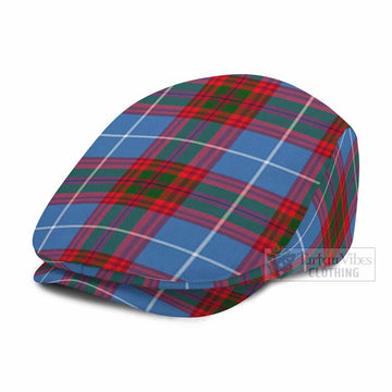 Preston Tartan Jeff Cap, Tartan Flat Cap