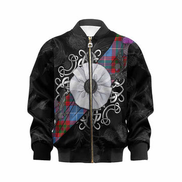 Preston Tartan Kid Bomber Jacket Jacobite White Rose Kid XS - Tartan Vibes Clothing