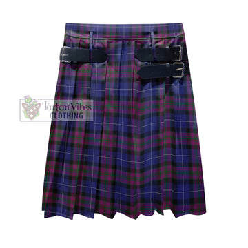 Pride of Scotland Tartan Men's Pleated Skirt - Fashion Casual Retro Scottish Kilt Style