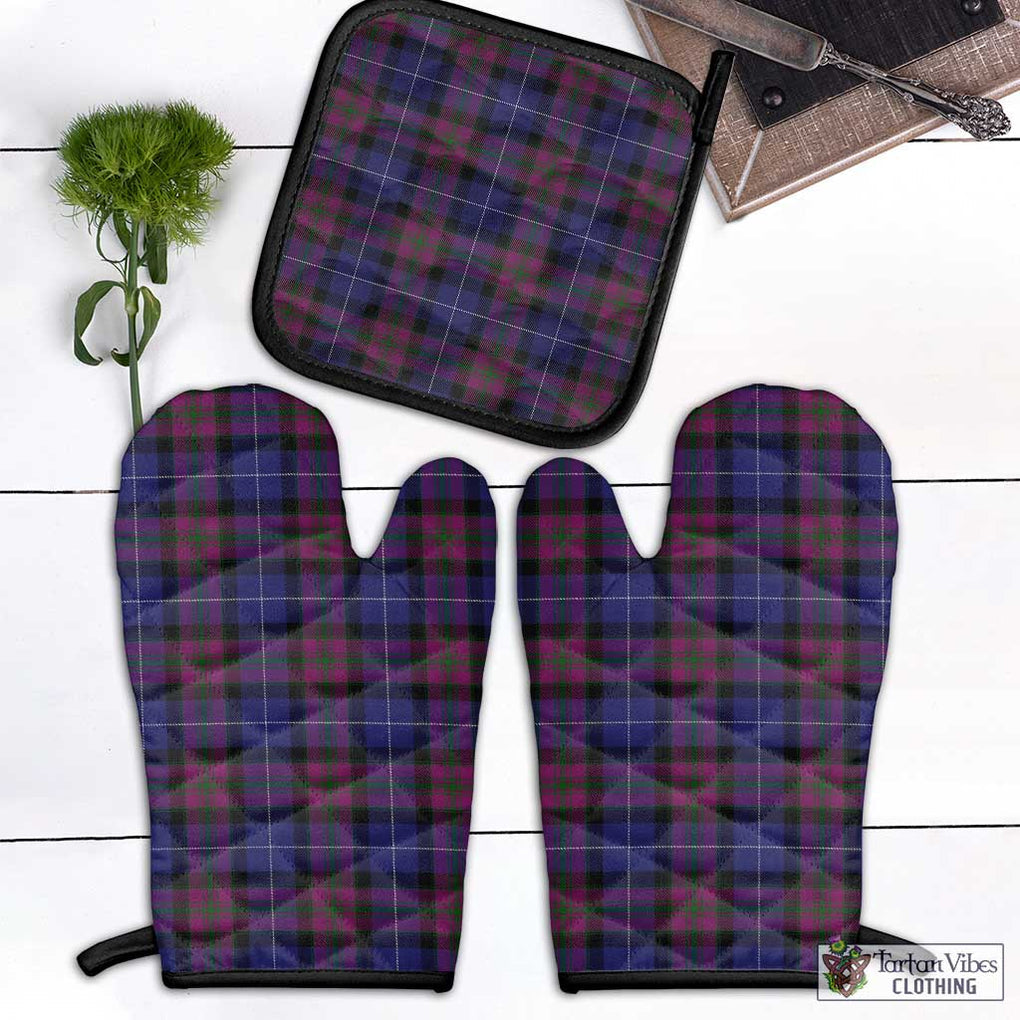 Pride of Scotland Tartan Combo Oven Mitt & Pot-Holder Black - Tartan Vibes Clothing