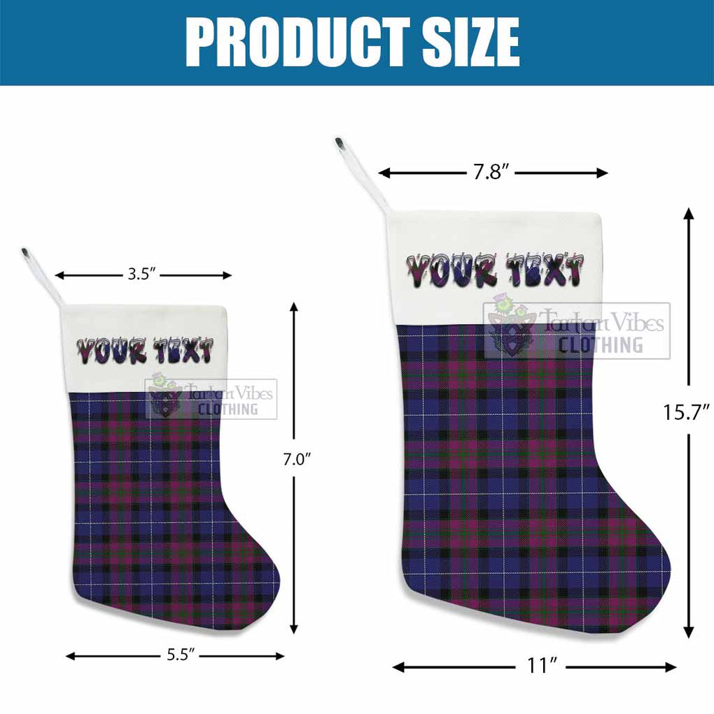 Pride of Scotland Tartan Christmas Stocking with Personalized Text - Tartan Vibes Clothing