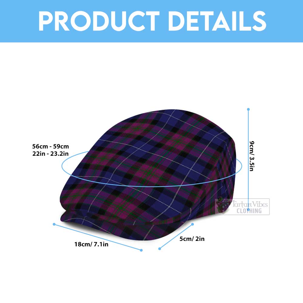 Pride of Scotland Tartan Jeff Cap, Tartan Flat Cap - Tartan Vibes Clothing