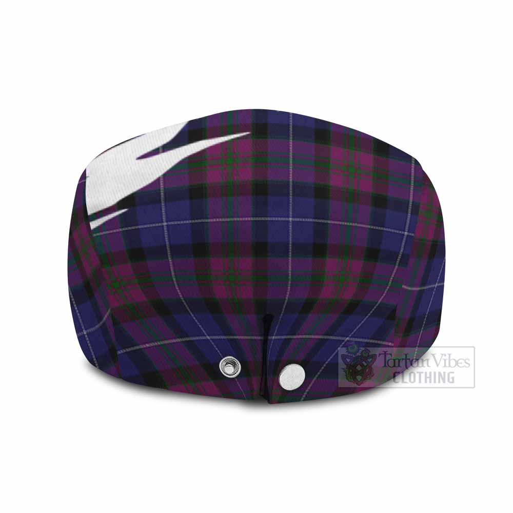 Pride of Scotland Tartan Loch Ness Monster Scottish Heritage Art Flat Cap, Jeff Cap