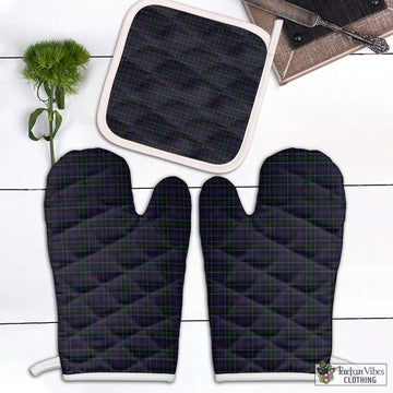 Pride (Wales) Tartan Combo Oven Mitt & Pot-Holder Combo 2 Oven Mitt & 1 Pot-Holder Black - Tartan Vibes Clothing