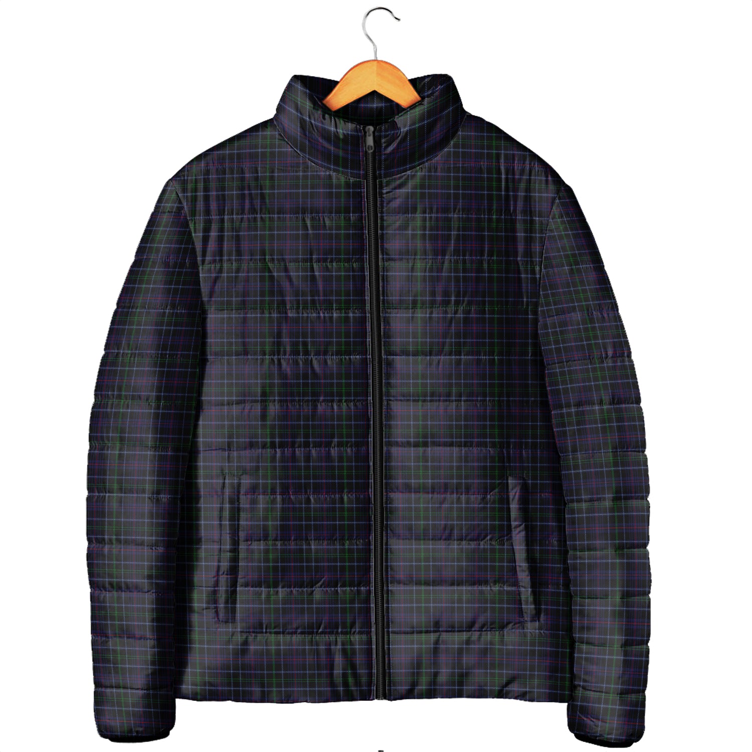 Pride (Wales) Tartan Padded Jacket Men's Padded Jacket - Tartan Vibes Clothing