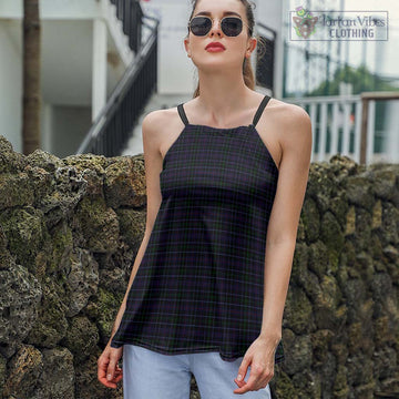 Pride (Wales) Tartan Loose Halter Neck Camisole Women - Tartan Vibes Clothing