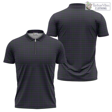 Pride (Wales) Tartan Zipper Polo Shirt Unisex - Tartan Vibes Clothing