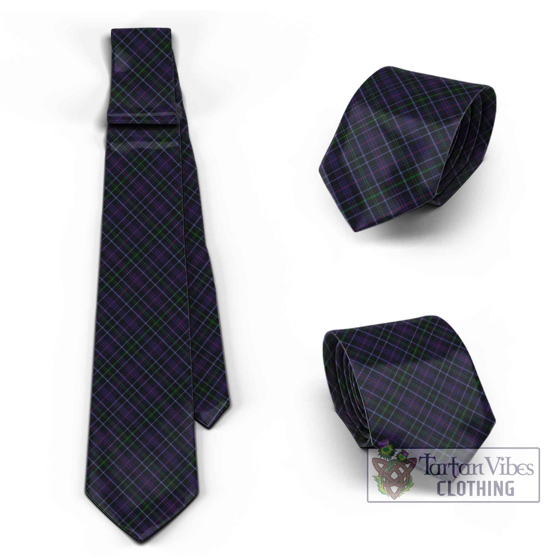 Pride (Wales) Tartan Classic Necktie Cross Style Necktie One Size - Tartan Vibes Clothing
