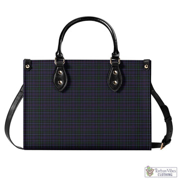 Pride (Wales) Tartan Luxury Leather Handbags L - Tartan Vibes Clothing