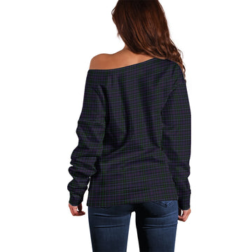 Pride (Wales) Tartan Off Shoulder Women Sweater - Tartan Vibes Clothing