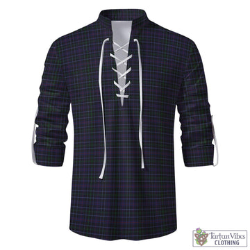 Pride (Wales) Tartan Men's Scottish Traditional Jacobite Ghillie Kilt Shirt - Tartan Vibes Clothing