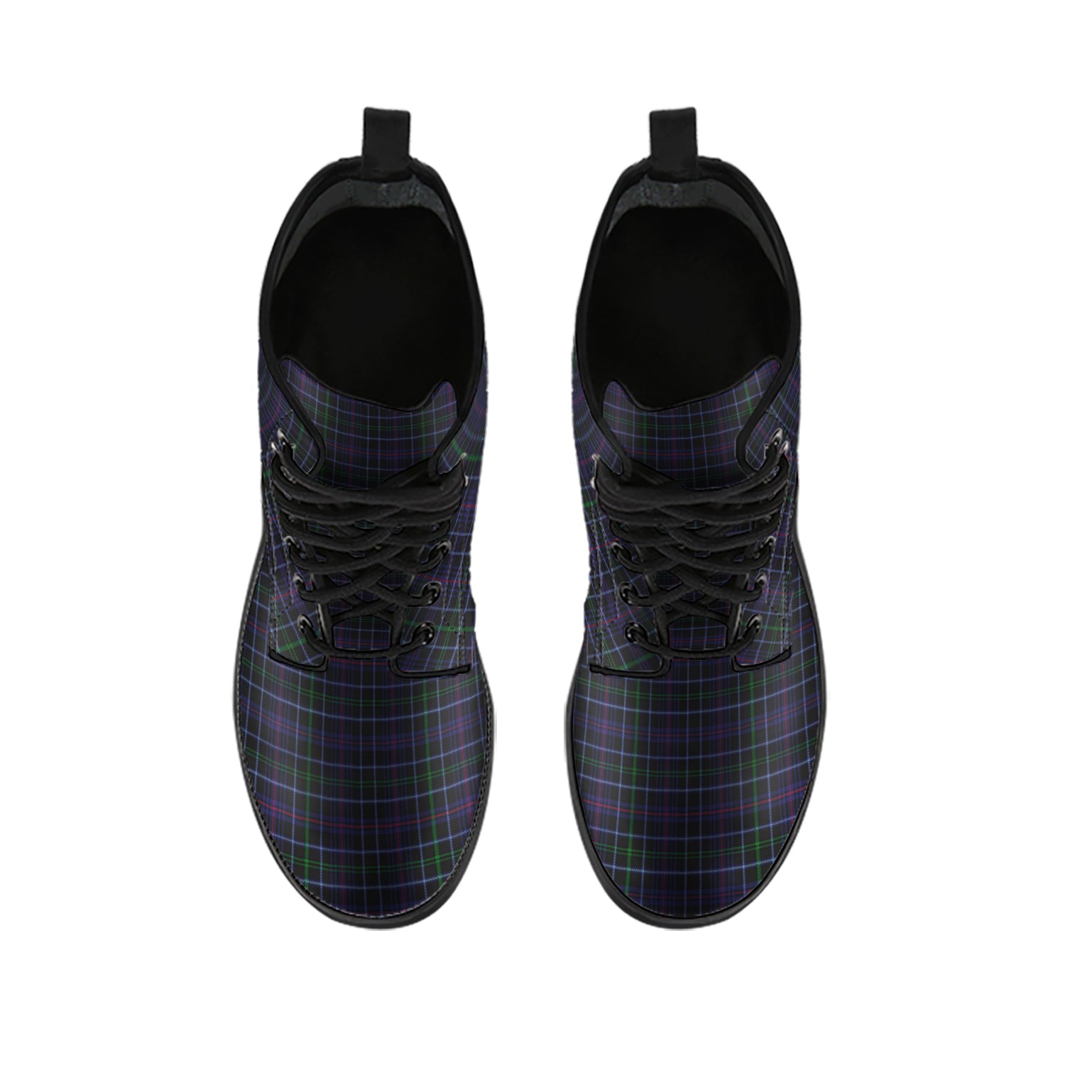 Pride (Wales) Tartan Leather Boots - Tartan Vibes Clothing