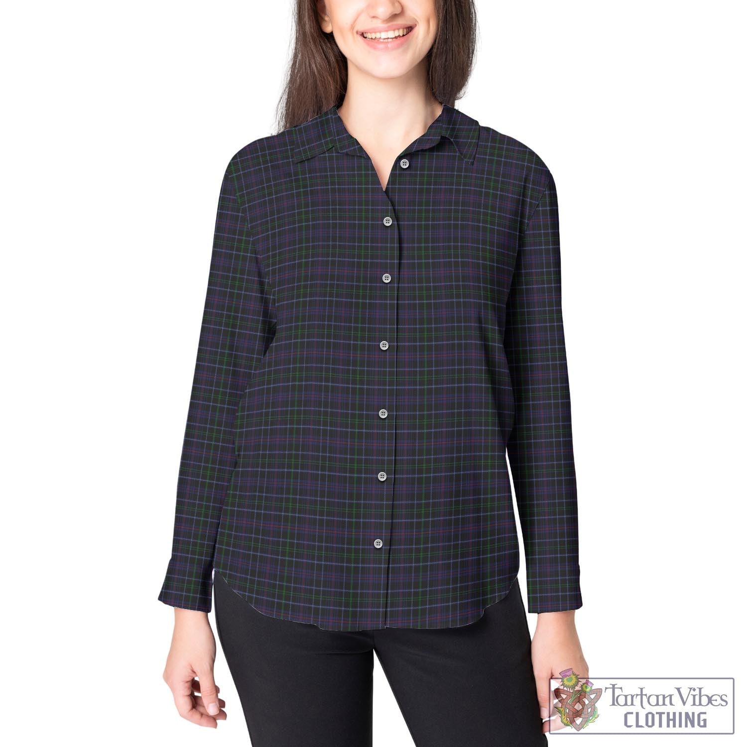 Pride (Wales) Tartan Women's Casual Shirt - Tartan Vibes Clothing