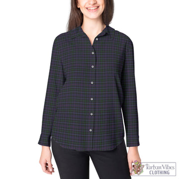 Pride (Wales) Tartan Women's Casual Shirt - Tartan Vibes Clothing