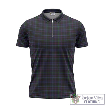 Pride (Wales) Tartan Zipper Polo Shirt - Tartan Vibes Clothing