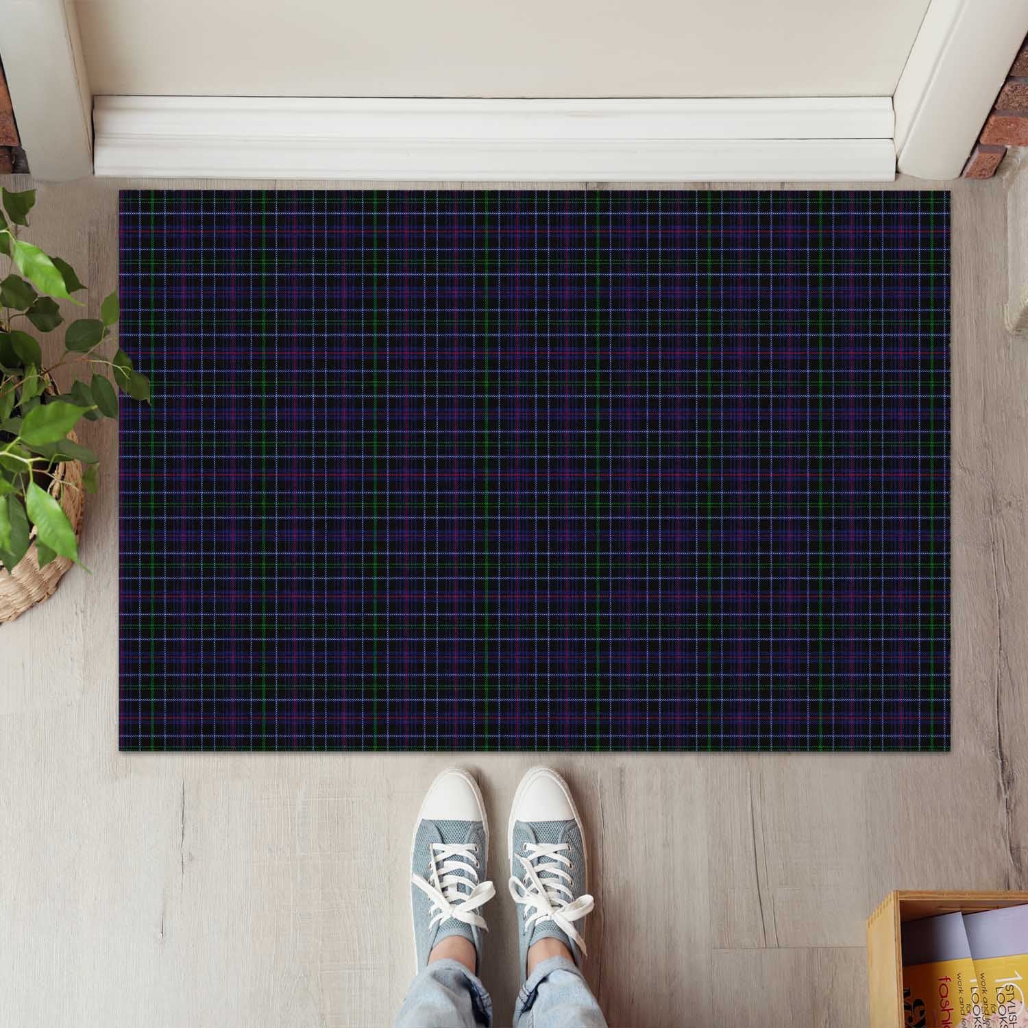 Pride (Wales) Tartan Rubber Doormat - Tartan Vibes Clothing